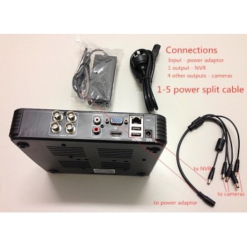 4 Channel Kits 720P AHD 12V 4A
