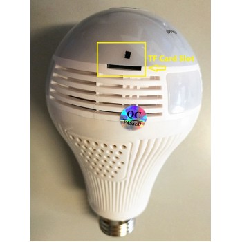 LED Bulb + 3D Panoramic HD IP Camera WiFi series HK-B13-L, HK-B2-L - 360° camera
