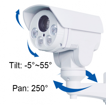IP bullet PTZ 10X camera PT10Z-1080P